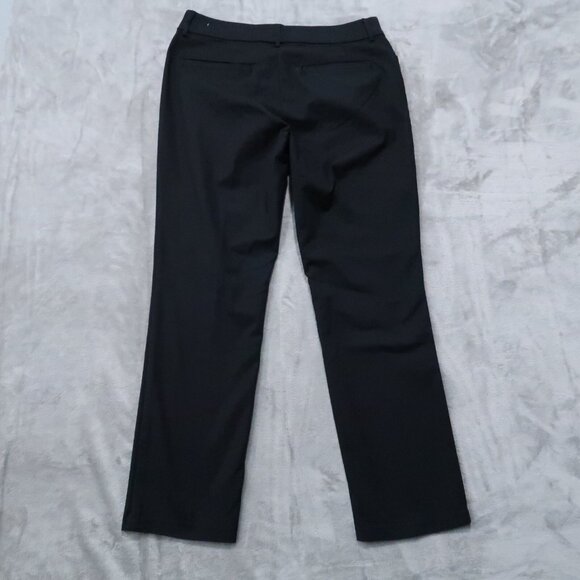 Lee Pants Women 14 Black Straight Secretly Shapes Trousers Business Casual - Picture 3 of 14